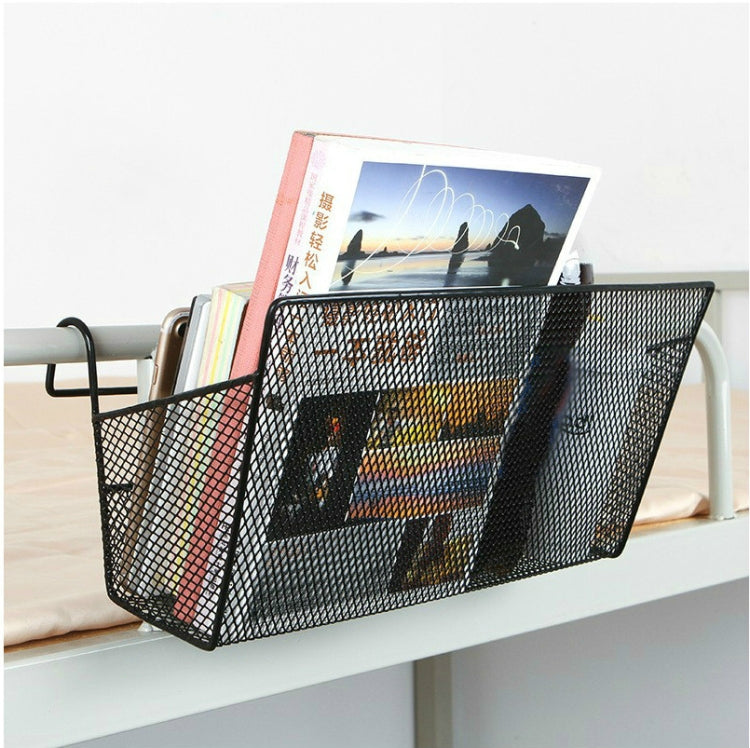 Rangement suspendu pour lit superposé, crochet de panier suspendu, panier suspendu noir + crochet noir, panier suspendu blanc + crochet blanc