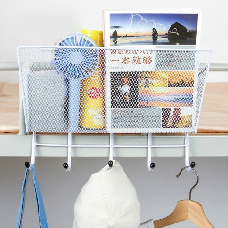 Rangement suspendu pour lit superposé, crochet de panier suspendu, panier suspendu noir + crochet noir, panier suspendu blanc + crochet blanc