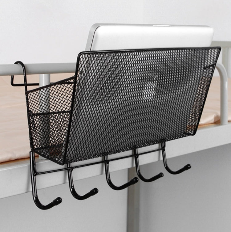 Rangement suspendu pour lit superposé, crochet de panier suspendu, panier suspendu noir + crochet noir, panier suspendu blanc + crochet blanc