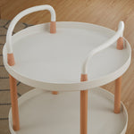 Chariot mobile de luxe, étagère de rangement simple pour cuisine et salon, pour service à thé, trois niveaux, deux niveaux