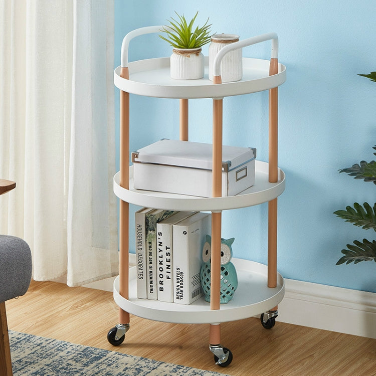 Chariot mobile de luxe, étagère de rangement simple pour cuisine et salon, pour service à thé, trois niveaux, deux niveaux