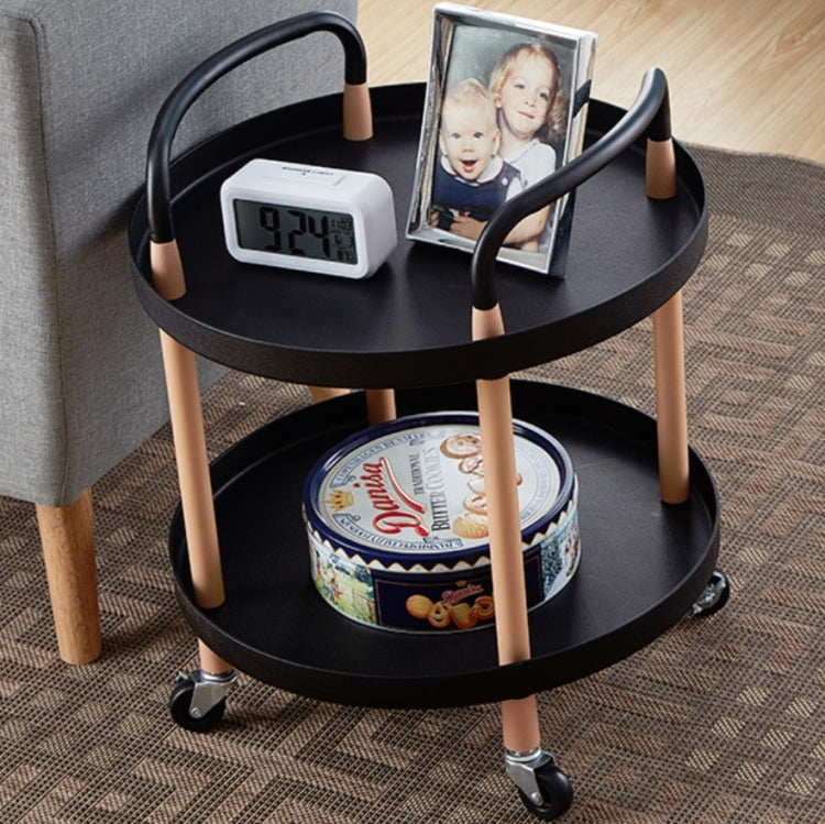 Chariot mobile de luxe, étagère de rangement simple pour cuisine et salon, pour service à thé, trois niveaux, deux niveaux