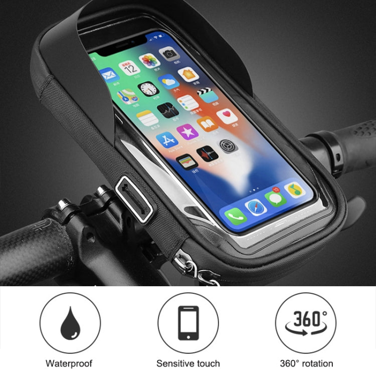 Support de téléphone mobile à écran tactile pour VTT, support de téléphone pour moto, véhicule électrique, support de navigation étanche, support de téléphone mobile, guidon, rétroviseurs