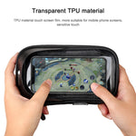 Support de téléphone mobile à écran tactile pour VTT, support de téléphone pour moto, véhicule électrique, support de navigation étanche, support de téléphone mobile, guidon, rétroviseurs