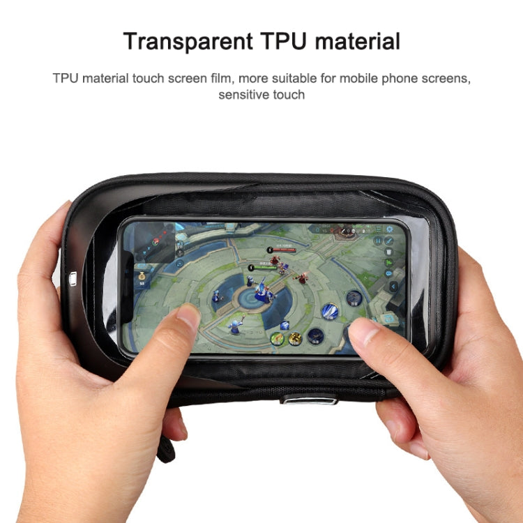 Support de téléphone mobile à écran tactile pour VTT, support de téléphone pour moto, véhicule électrique, support de navigation étanche, support de téléphone mobile, guidon, rétroviseurs