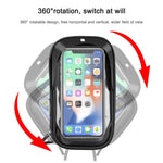 Support de téléphone mobile à écran tactile pour VTT, support de téléphone pour moto, véhicule électrique, support de navigation étanche, support de téléphone mobile, guidon, rétroviseurs