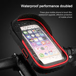 Support de téléphone mobile à écran tactile pour VTT, support de téléphone pour moto, véhicule électrique, support de navigation étanche, support de téléphone mobile, guidon, rétroviseurs