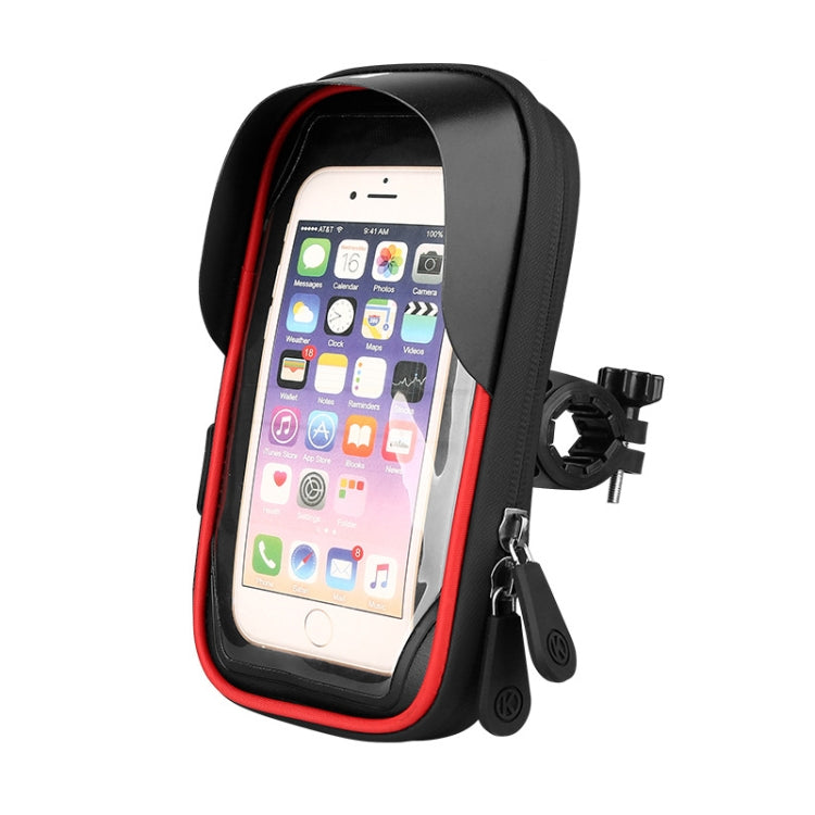 Support de téléphone mobile à écran tactile pour VTT, support de téléphone pour moto, véhicule électrique, support de navigation étanche, support de téléphone mobile, guidon, rétroviseurs