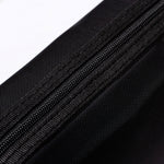 Trousse de toilette en maille transparente noire trois pièces grande capacité de voyage, Trousse de rangement trois pièces