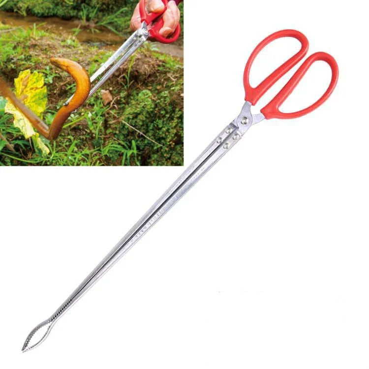 Pince à anguille, pince à homard, pince à crabe, pince à loche, pince de contrôle du poisson, pince à déchets, droite 38 cm, droite 52 cm, droite 62 cm, coudée 38 cm, coudée 52 cm, coudée 62 cm