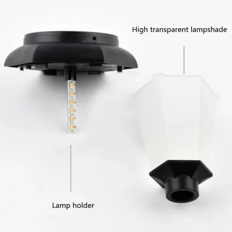 Lampe Solaire LED d'Extérieur pour Jardin et Pelouse, Effet Flamme Dynamique