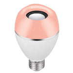 Ampoule musicale E27 LED intelligente et colorée avec télécommande, lumière de réveil, lumière musicale multi-liens via application, contrôle par application + télécommande