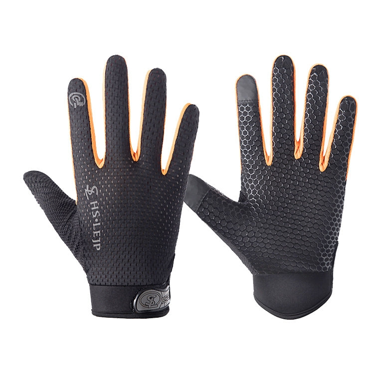 Gants de cyclisme longs antidérapants et respirants à écran tactile HSLEJP, M, L