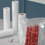 Sacs de conservation sous vide alimentaire quadrillés pour riz, sacs rouleaux sous vide, 12x500cm, 15x500cm, 17x500cm, 20x500cm, 25x500cm, 28x500cm, 32x500cm