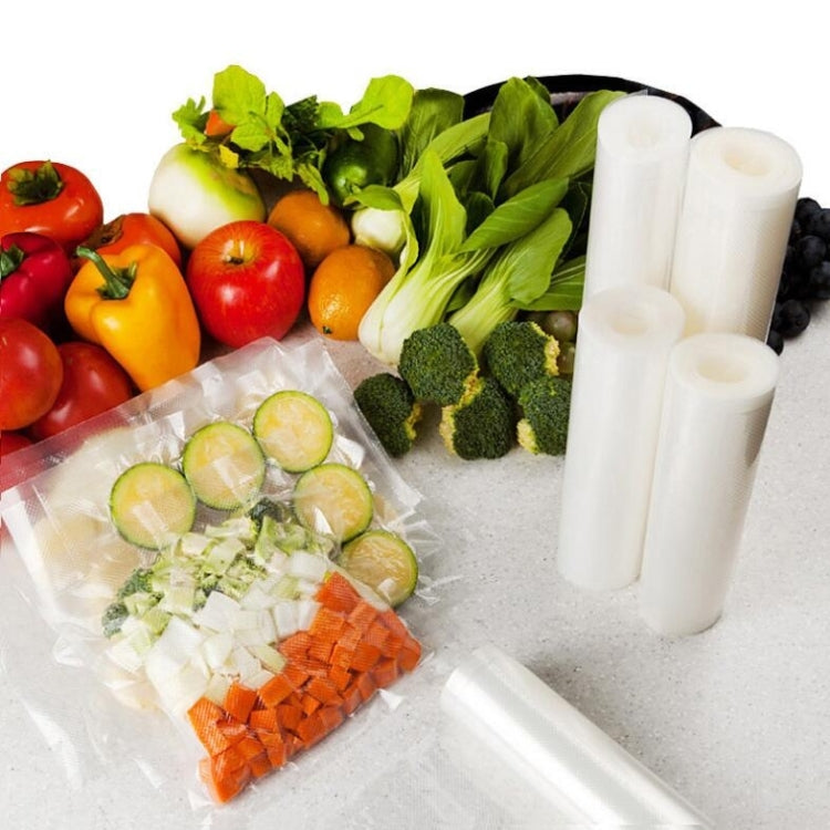 Sacs de conservation sous vide alimentaire quadrillés pour riz, sacs rouleaux sous vide, 12x500cm, 15x500cm, 17x500cm, 20x500cm, 25x500cm, 28x500cm, 32x500cm
