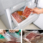 Sacs de conservation sous vide alimentaire quadrillés pour riz, sacs rouleaux sous vide, 12x500cm, 15x500cm, 17x500cm, 20x500cm, 25x500cm, 28x500cm, 32x500cm