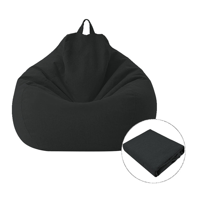 Housse de fauteuil pouf paresseux en tissu, 70x80cm, 80x90cm