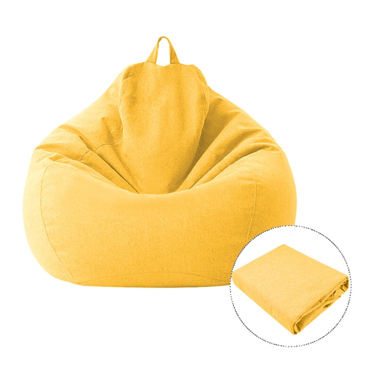 Housse de fauteuil pouf paresseux en tissu, 70x80cm, 80x90cm