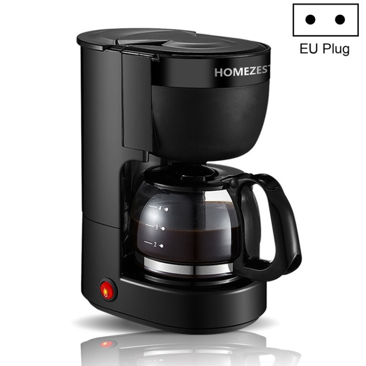 Homezest Petite machine à café domestique, Mini-cafetière à filtre automatique, Prise européenne