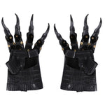 Accessoires de déguisement de carnaval d'Halloween, gants de cosplay, griffes de dragon, gants en forme de griffe de dragon