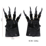 Accessoires de déguisement de carnaval d'Halloween, gants de cosplay, griffes de dragon, gants en forme de griffe de dragon