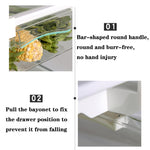 Boîte de rangement pour réfrigérateur type tiroir carrée multifonctionnelle pour la conservation des aliments, boîte pour 1 œuf, boîte fraîcheur 1, boîte pour 2 œufs, boîte fraîcheur 2, boîte pour 1 œuf + boîte fraîcheur 1, boîte sans crochet
