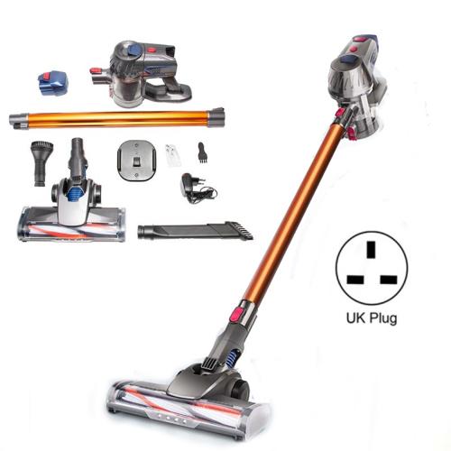 ZEK 150W 10kPa Aspirateur balai sans fil puissant pour la maison, rechargeable, sans brosse anti-acariens prise UK, avec brosse anti-acariens prise UK, sans brosse anti-acariens prise EU, avec brosse anti-acariens prise EU