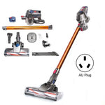 ZEK 150W 10kPa Aspirateur balai sans fil puissant pour la maison, rechargeable, sans brosse anti-acariens prise UK, avec brosse anti-acariens prise UK, sans brosse anti-acariens prise EU, avec brosse anti-acariens prise EU