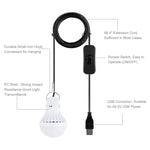 Ampoule USB Lampe de Camping Lampe de Secours, 2 PCS