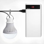Ampoule USB Lampe de Camping Lampe de Secours, 2 PCS