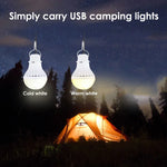 Ampoule USB Lampe de Camping Lampe de Secours, 2 PCS