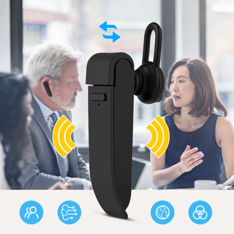 Traducteur vocal intelligent portable Bluetooth, traducteur vocal instantané en temps réel pour voyage et affaires, supporte 22 langues, Supporte 22 langues