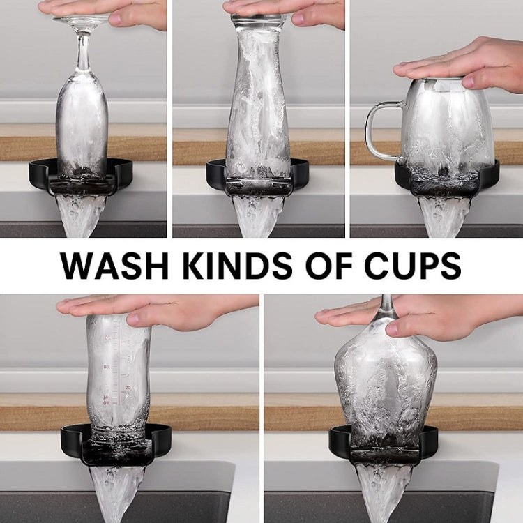 Nettoyeur de tasses automatique intégré haute pression pour évier, nettoyeur de tasses automatique