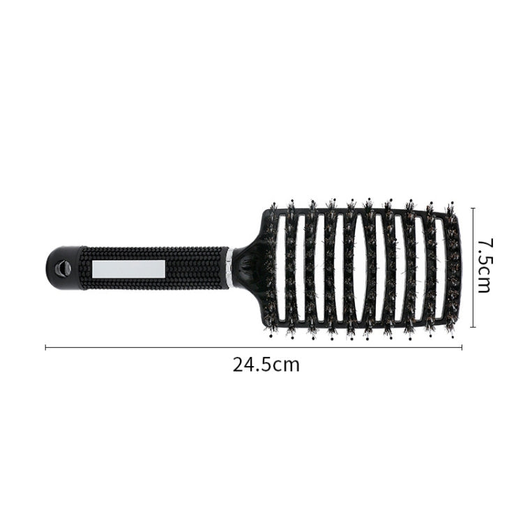 Brosse à cheveux démêlante en nylon avec picots de massage pour femme, brosse de coiffure pour salon