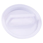 Presse à Hamburger Ronde en Plastique Alimentaire, pour Grillades de Viande Hachée, Moule à Galettes, Outil de Cuisine, 2 PIÈCES Blanc