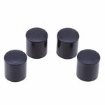 100 capuchons de pieds de chaise en plastique noirs antidérapants pour pieds de meubles, bouchons de base de table, protection de sol, 16 mm, 19 mm, 22 mm, 25 mm