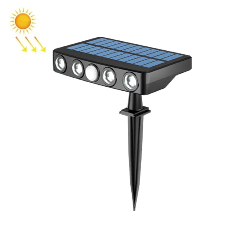 Avec lumière solaire étanche à capteur infrarouge sans câblage de prise de terre, avec lumière blanche à prise de terre, avec lumière chaude à prise de terre, avec RVB à prise de terre