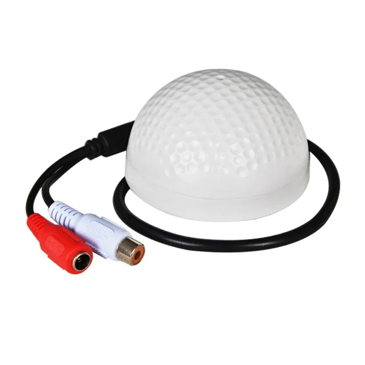 Microphone de vidéosurveillance en forme de golf, dispositif de captation audio haute sensibilité, appareil d'écoute et de surveillance audio DC12V