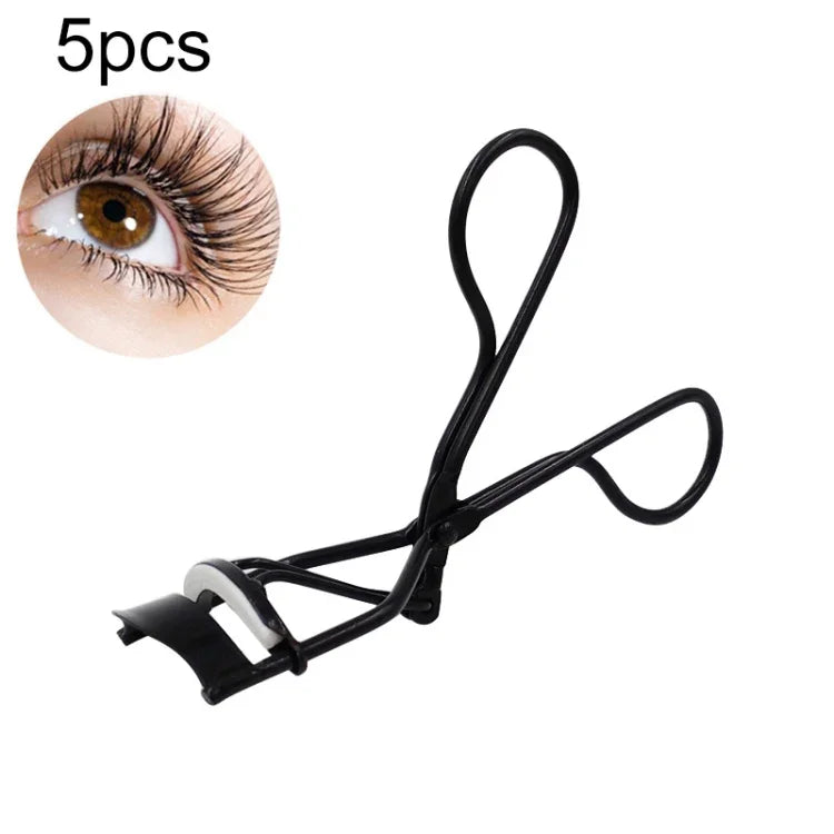 5 pinceaux professionnels pour femmes Poignée Courbure des cils Faux Cils Bigoudis Clip Outil de maquillage Beauté