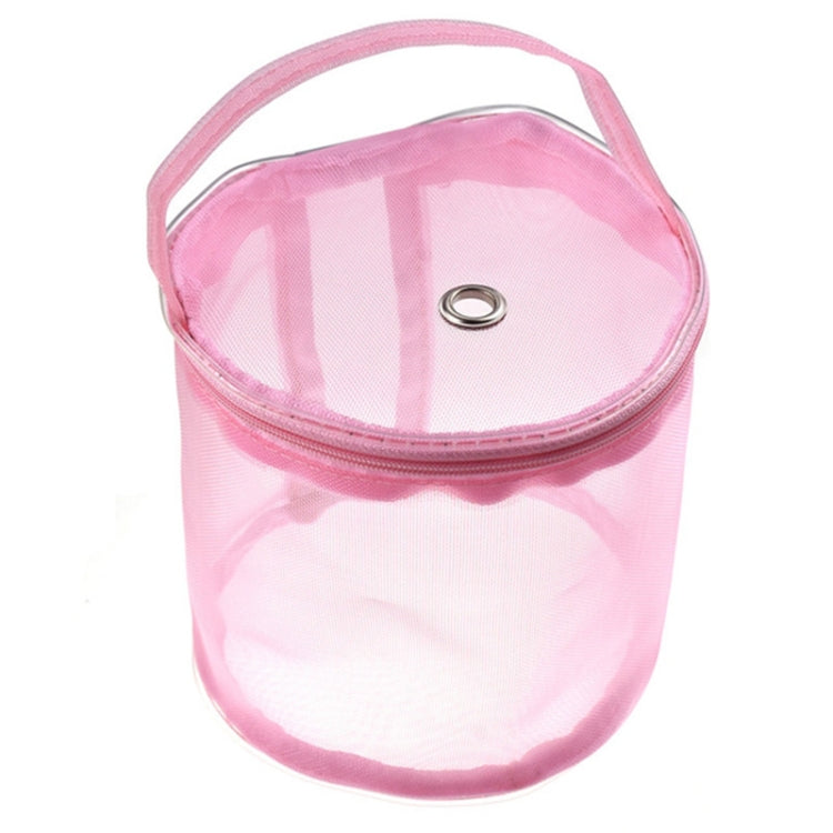 Mesh Bag DIY Hand Weaving Tools Yarn Storage Knitting Bag Organizer Hollow Yarn Bag, Big Rose Red, Big Purple, Small Rose Red, Small Purple, Small Beige, Small Pink