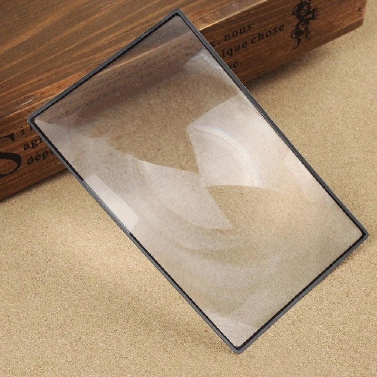 Loupe de lecture fine carte 3x, loupe pour carte de visite, 120×180mm