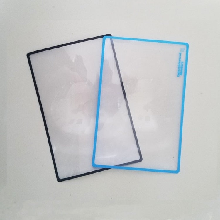 Loupe de lecture fine carte 3x, loupe pour carte de visite, 120×180mm