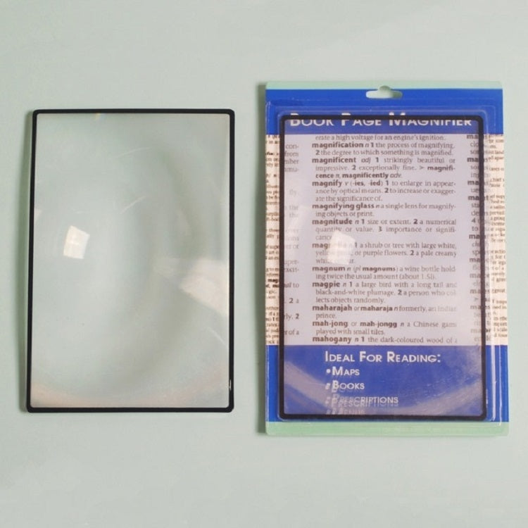Loupe de lecture fine carte 3x, loupe pour carte de visite, 120×180mm