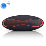 Enceinte Bluetooth mini stéréo 3D forme rugby avec emplacement carte TF (bleu)