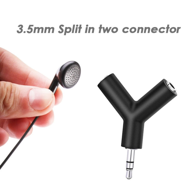 Mini adaptateur audio en Y 3,5 mm mâle vers double prise femelle 3,5 mm pour casque, porte-clés