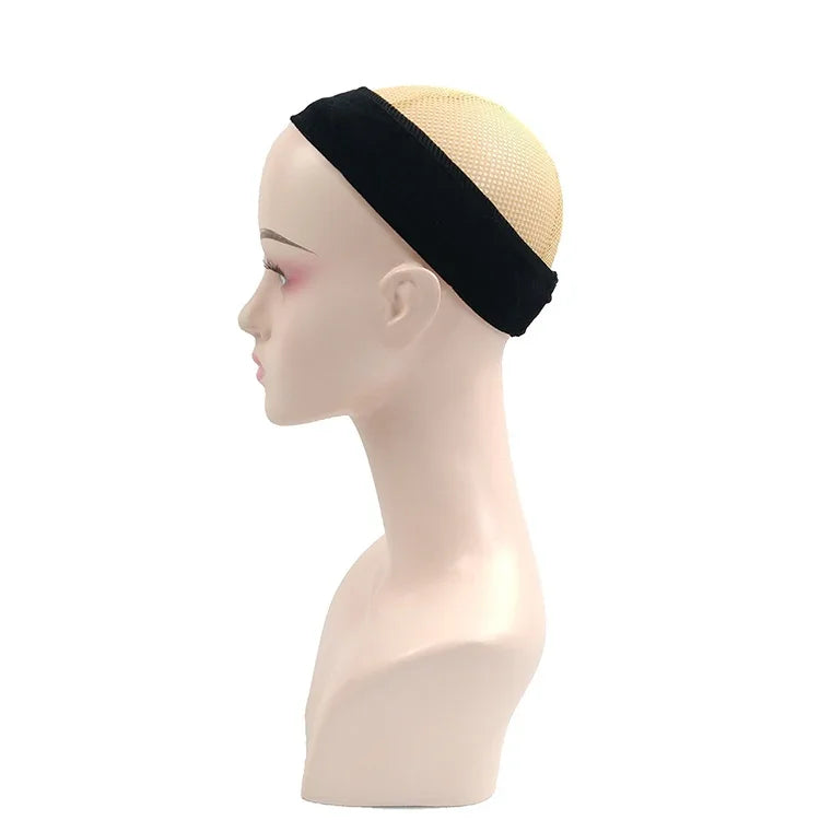 Bandeau serre-tête en velours fait main pour perruque