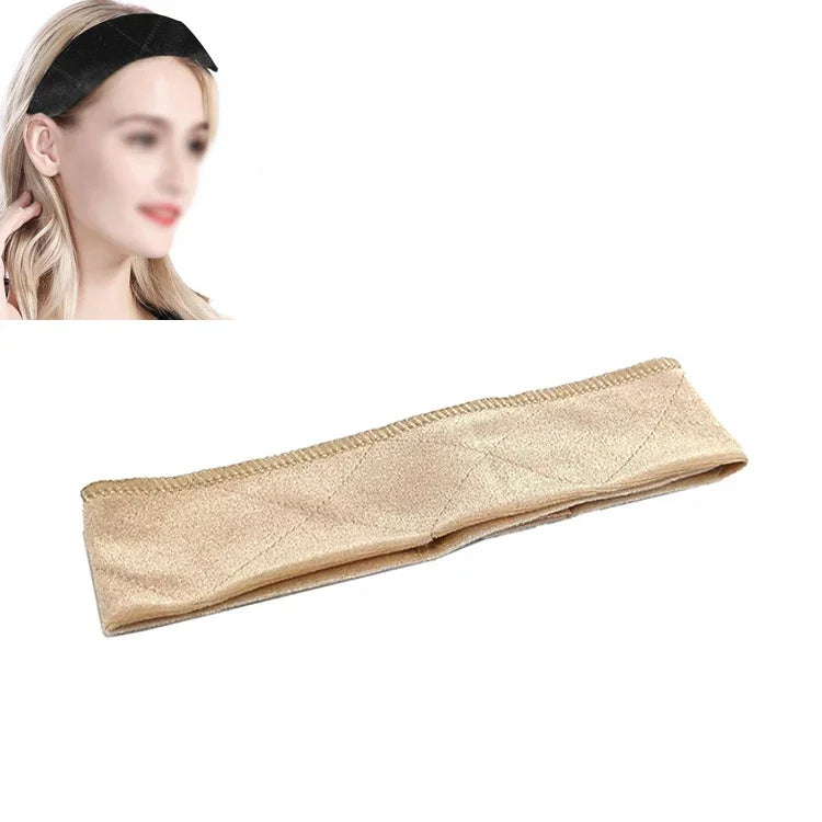 Bandeau serre-tête en velours fait main pour perruque