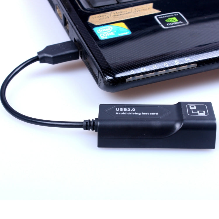 Adaptateur USB vers RJ45 Ethernet 10/100 Mbps, carte réseau USB 2.0 100Mbps