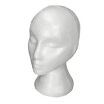 Tête de mannequin factice Femme en mousse Présentoir pour casquette, casque, accessoires pour cheveux et perruques Mannequin Femme en mousse