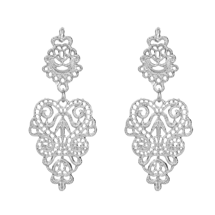 Boucles d'oreilles pendantes bohèmes sauvages, or, argent